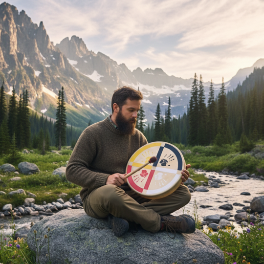 Circle of Life Indigenous Hand Drum