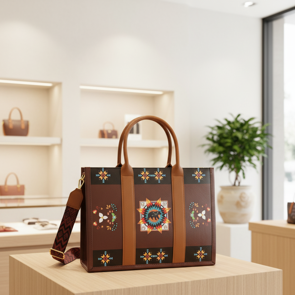 Sac fourre-tout OLDTRIBES™ Yana Earth Brown