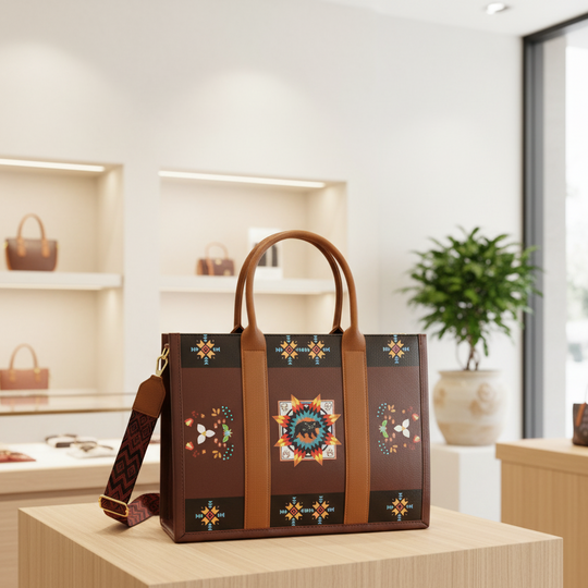 Sac fourre-tout OLDTRIBES™ Yana Earth Brown