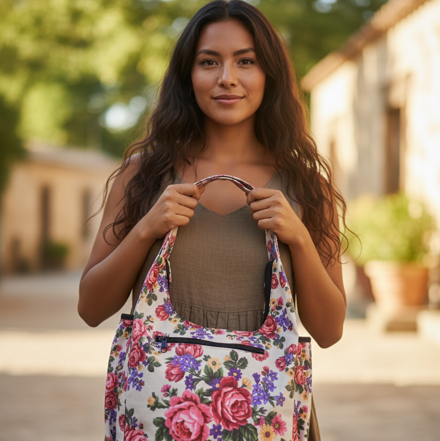 White Kookum Crossbody Bag