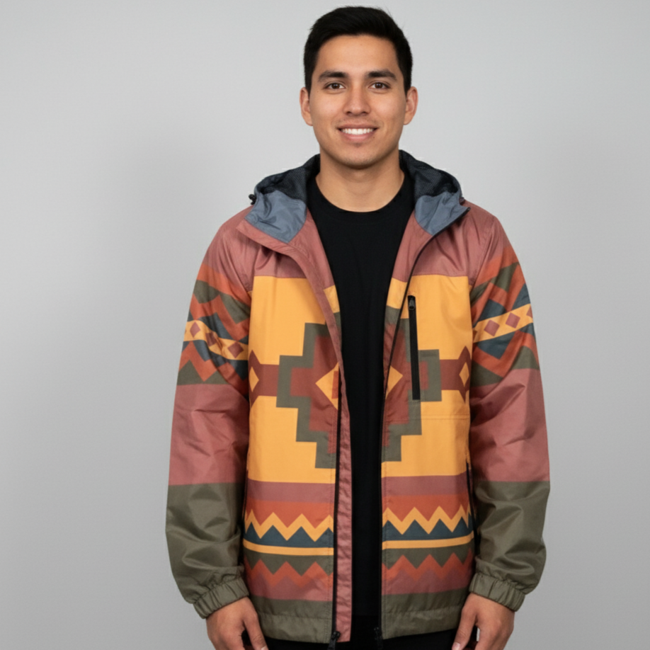 OLDTRIBES™ zigzag Windbreaker