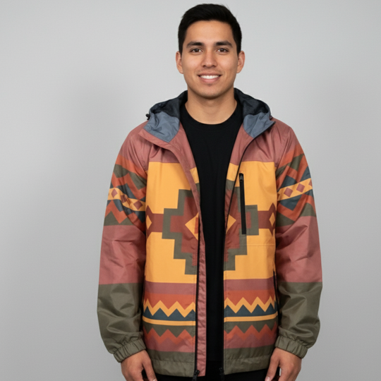 OLDTRIBES™ zigzag Windbreaker