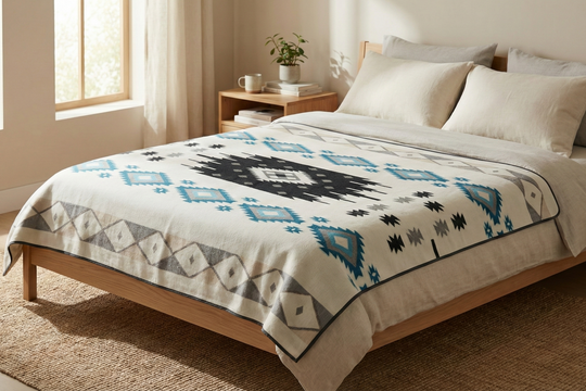 OLDTRIBES™ Four Directions Pattern Alpaca Blanket