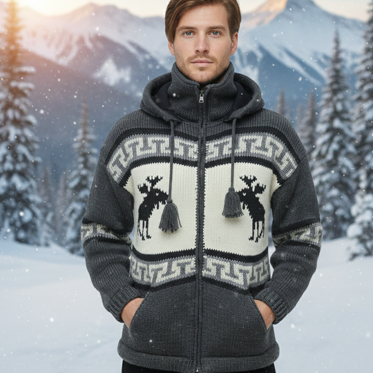 OLDTRIBES™ Sovereign Moose Wool Jacket