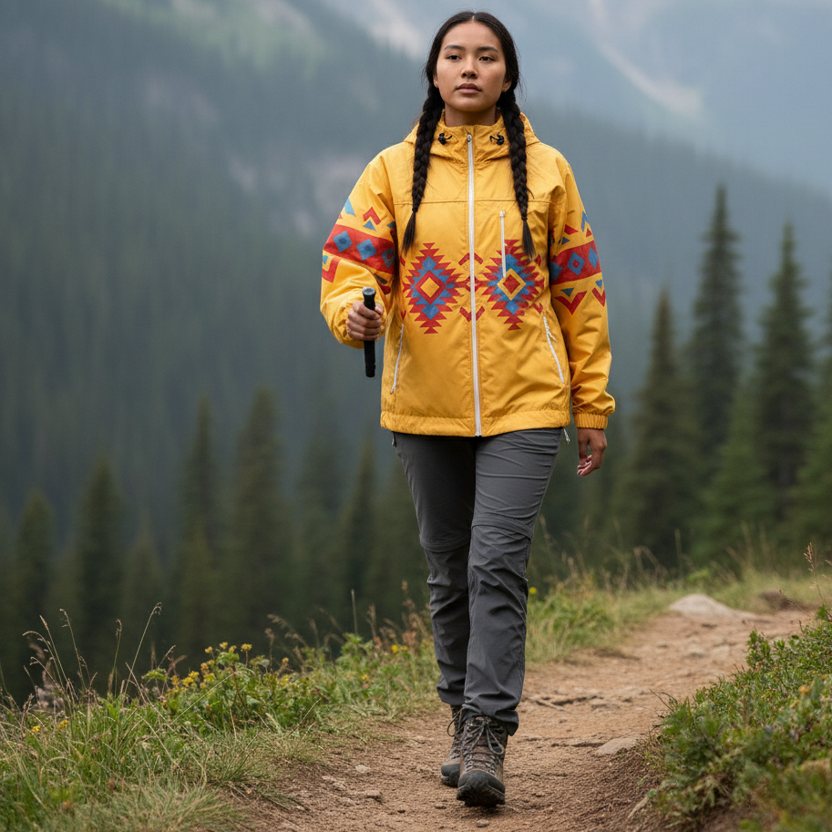 OLDTRIBES™ Sunrise Peaks Windbreaker(Yellow)
