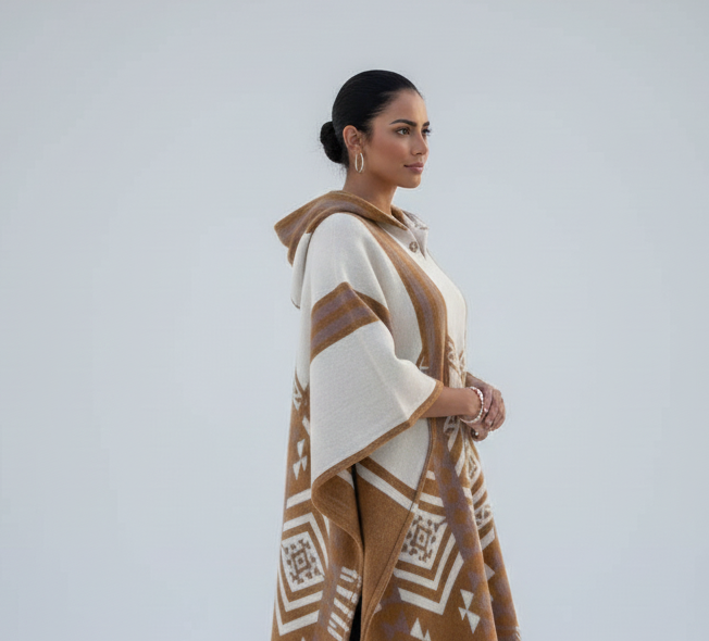 Cider and white Ponchos