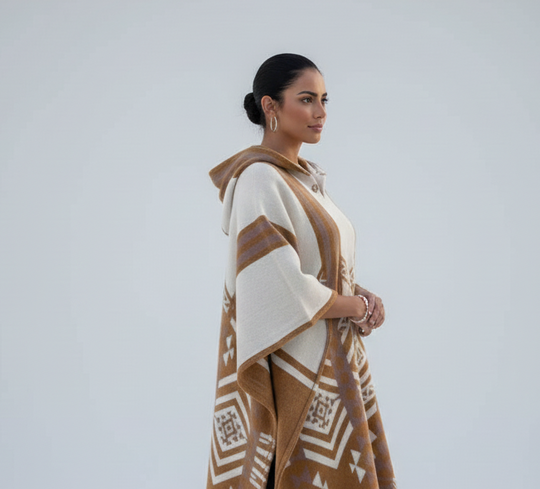 Cider and white Ponchos