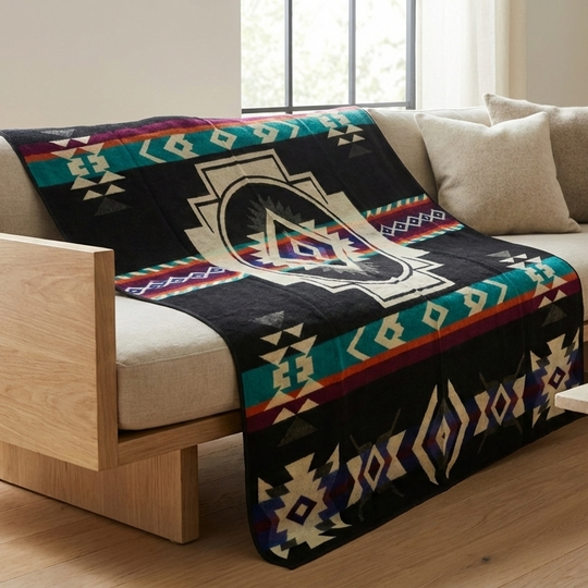 PUNKU (Obsidian & Opal) — ALTURA ’26 Reversible Artisan Throw