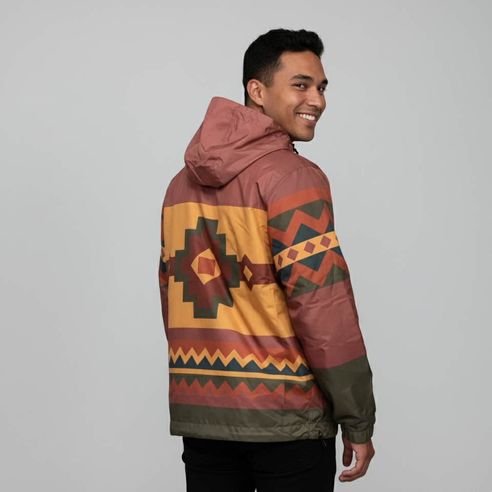 OLDTRIBES™ zigzag Windbreaker