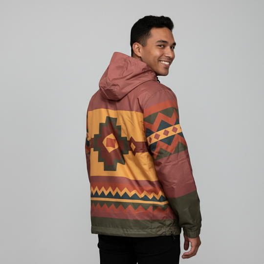 OLDTRIBES™ zigzag Windbreaker