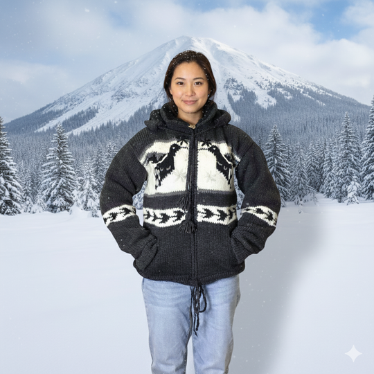 OLDTRIBES™ Aurora Hummingbird Wool Jacket