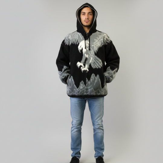 Eagle Unisex Alpaca Sweater