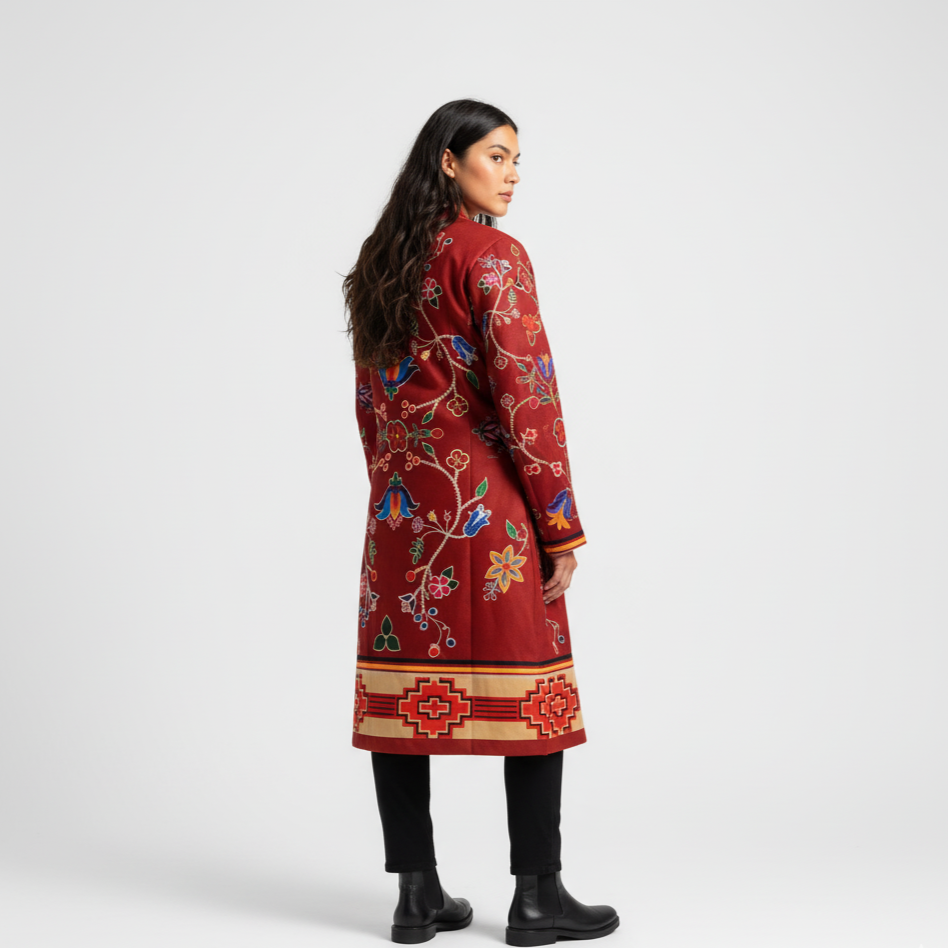 OLDTRIBES™ Ember Heritage Long Coat