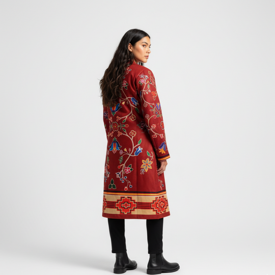 OLDTRIBES™ Ember Heritage Long Coat