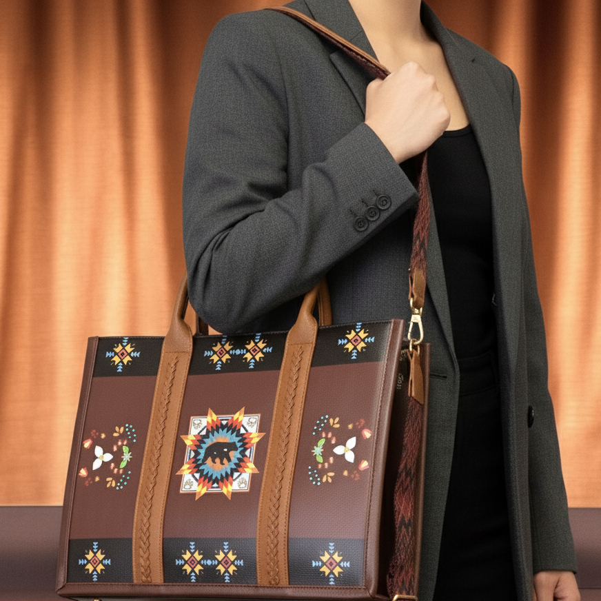 Sac fourre-tout OLDTRIBES™ Yana Earth Brown