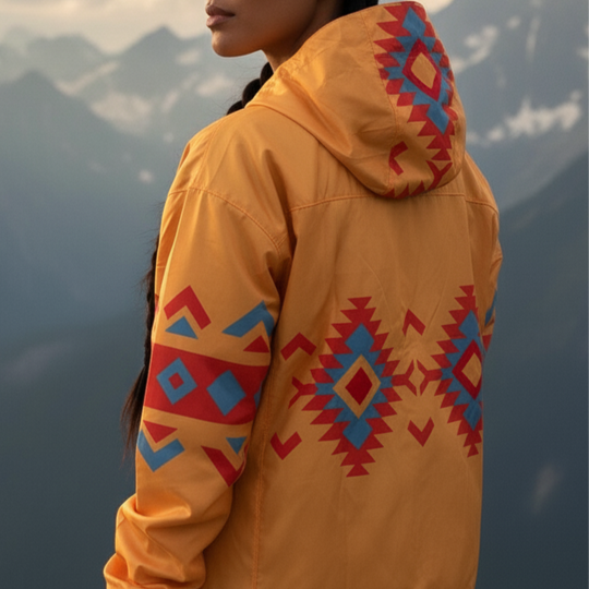OLDTRIBES™ Sunrise Peaks Windbreaker(Yellow)