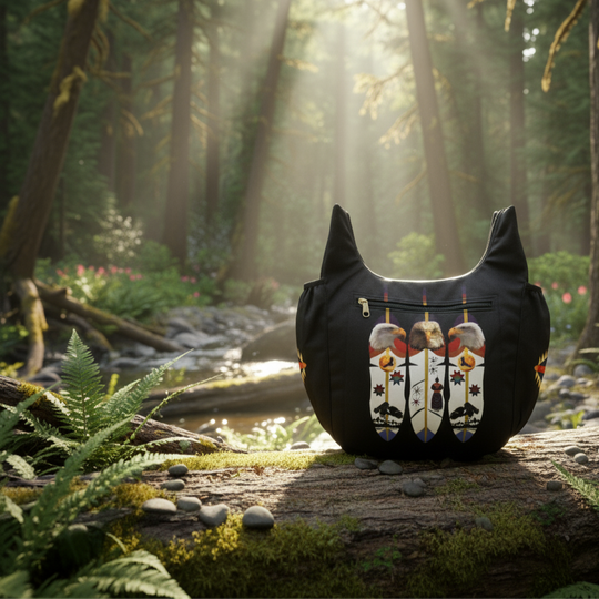 Eagle Feather Crossbody Bag