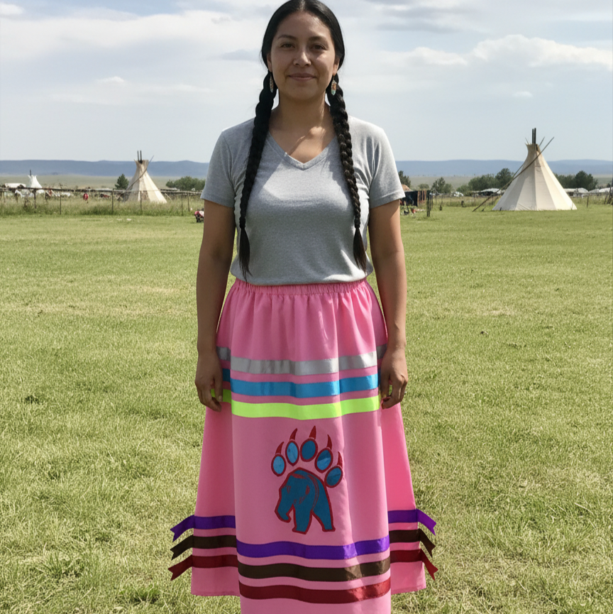 OLDTRIBES™ Trail of the Bear Ribbon Skirt