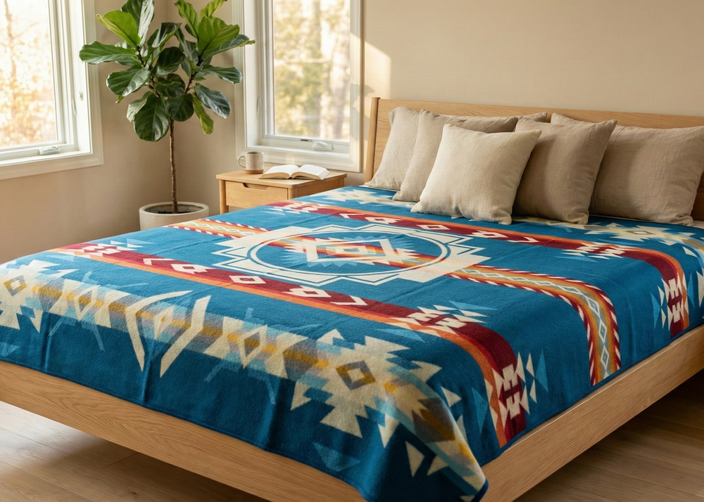 CIELO DUAL — ALTURA ’26 Reversible Artisan Throw