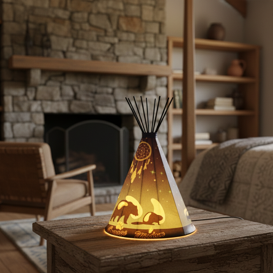 Teepee 7 spirits Table Lamp