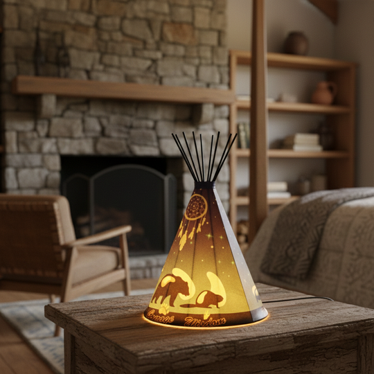 Teepee 7 spirits Table Lamp