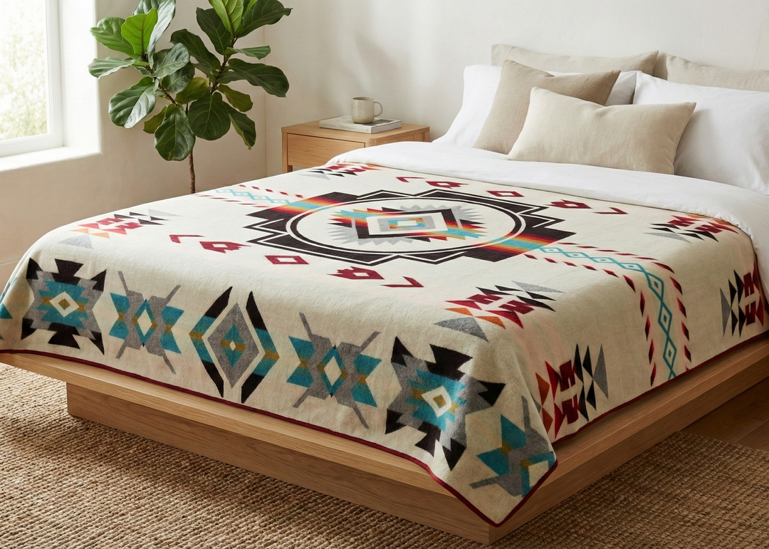 SAYA — ALTURA ’26 Reversible Artisan Throw