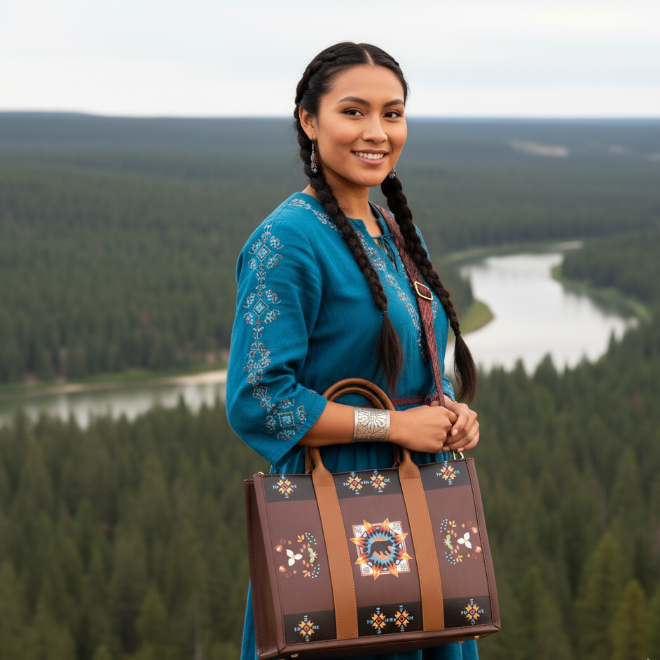 Sac fourre-tout OLDTRIBES™ Yana Earth Brown