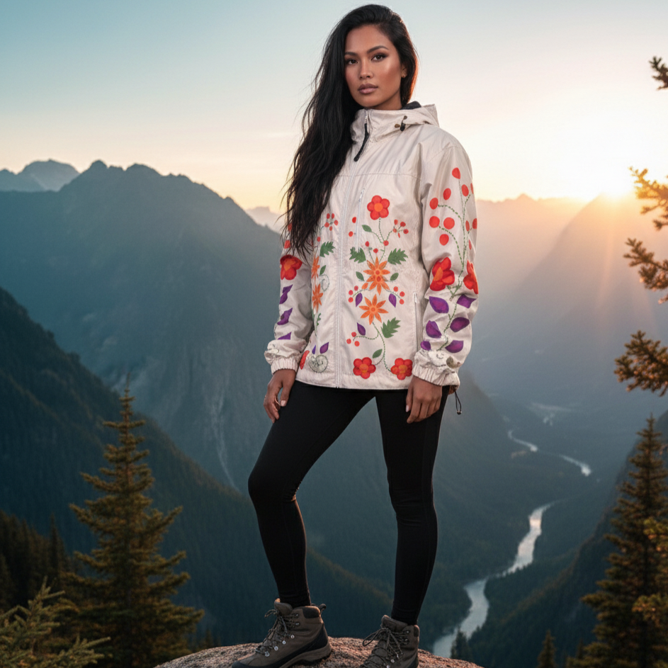 OLDTRIBES™ Mountain Bloom Windbreaker