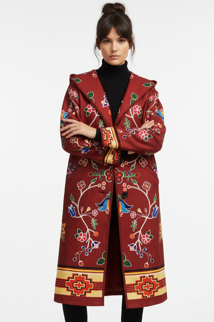 OLDTRIBES™ Ember Heritage Long Coat