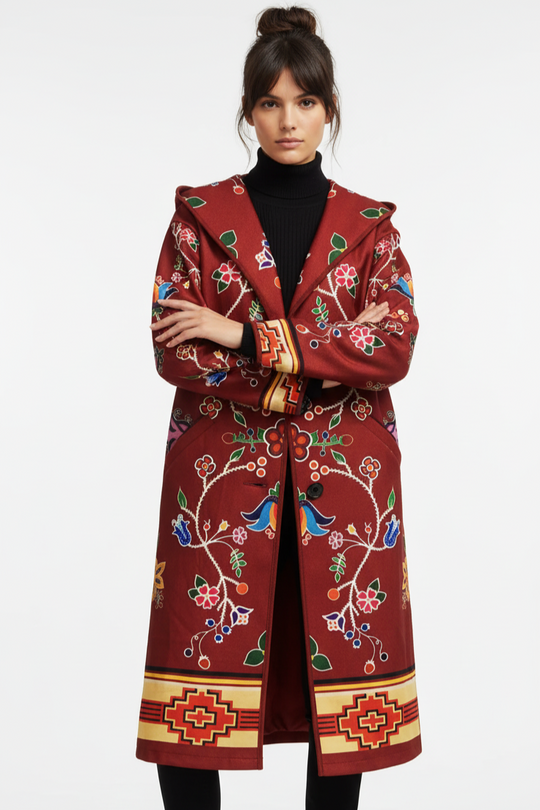 OLDTRIBES™ Ember Heritage Long Coat