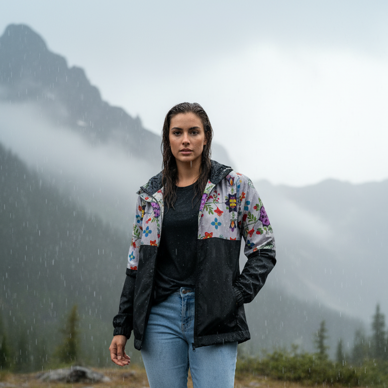 OLDTRIBES™ Creamflower Windbreaker