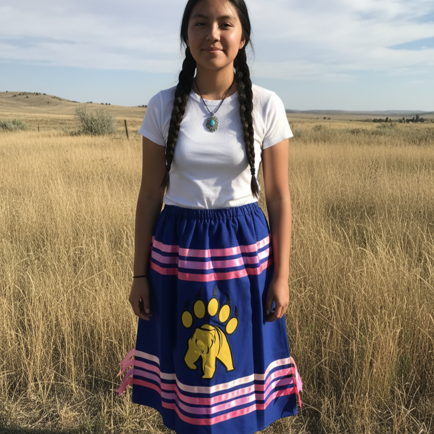 OLDTRIBES™ Trail of the Bear Ribbon Skirt