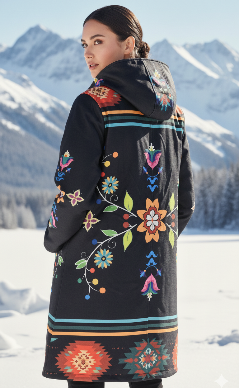 OLDTRIBES™Sacred Bloom long Coat