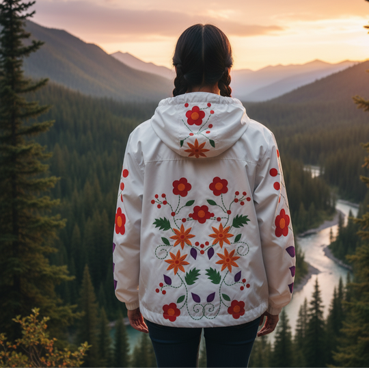 OLDTRIBES™ Mountain Bloom Windbreaker