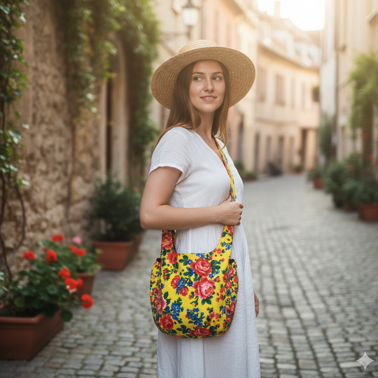 Yellow Kookum Crossbody Bag