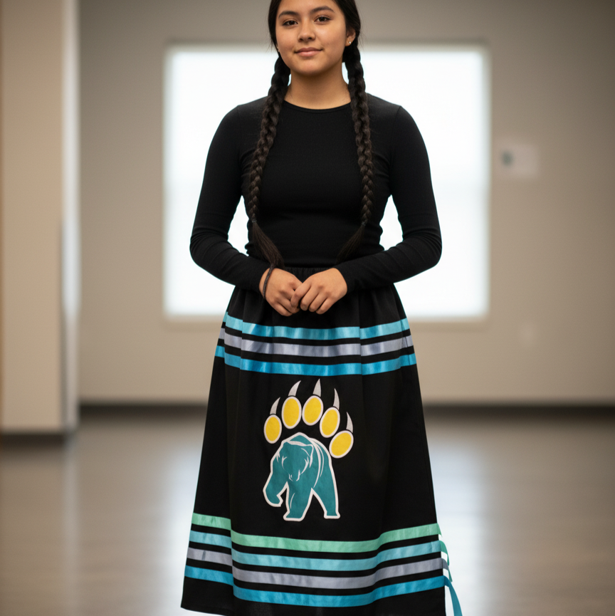 OLDTRIBES™ Trail of the Bear Ribbon Skirt
