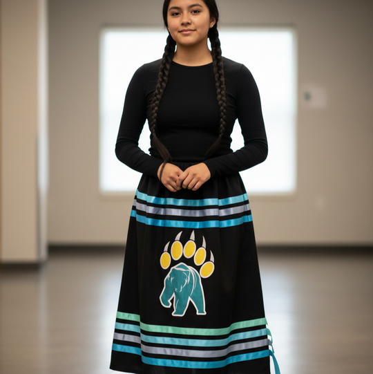 OLDTRIBES™ Trail of the Bear Ribbon Skirt