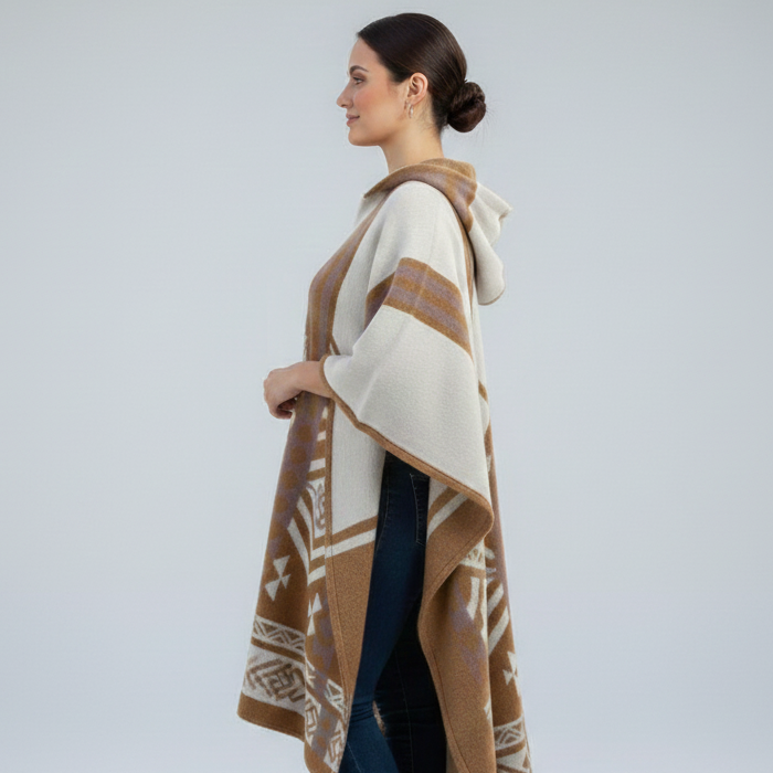 Cider and white Ponchos