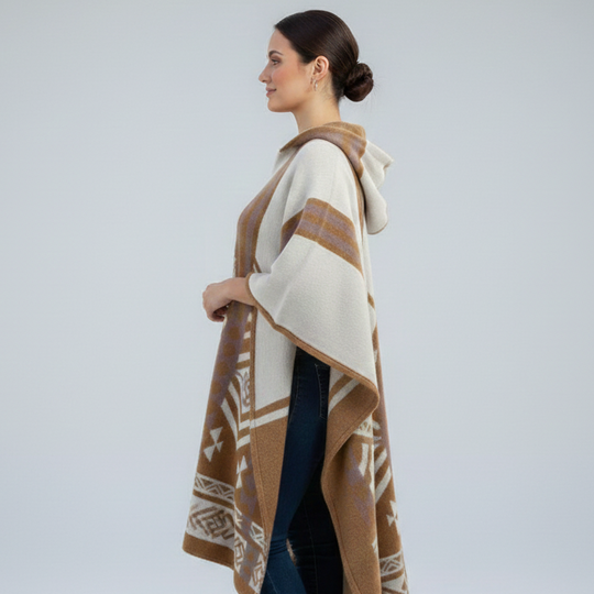 Cider and white Ponchos