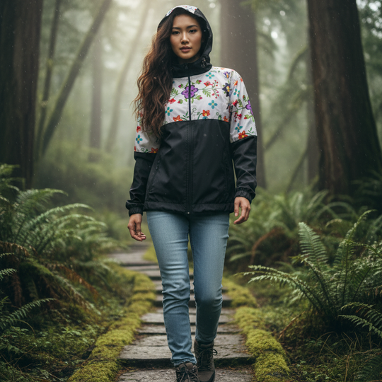 OLDTRIBES™ Creamflower Windbreaker