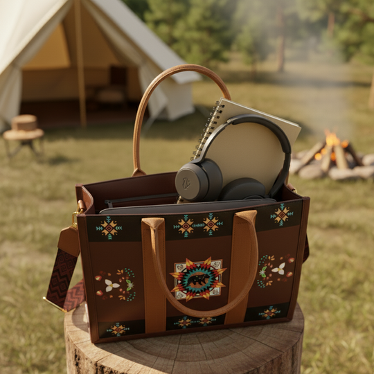 Sac fourre-tout OLDTRIBES™ Yana Earth Brown