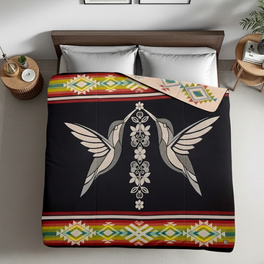 Laine Twin Hummingbird OLDTRIBES™ (réversible)