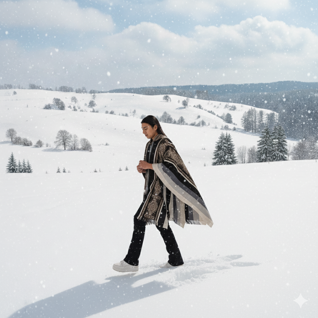 Mustard Soft Handmade Wool Ponchos