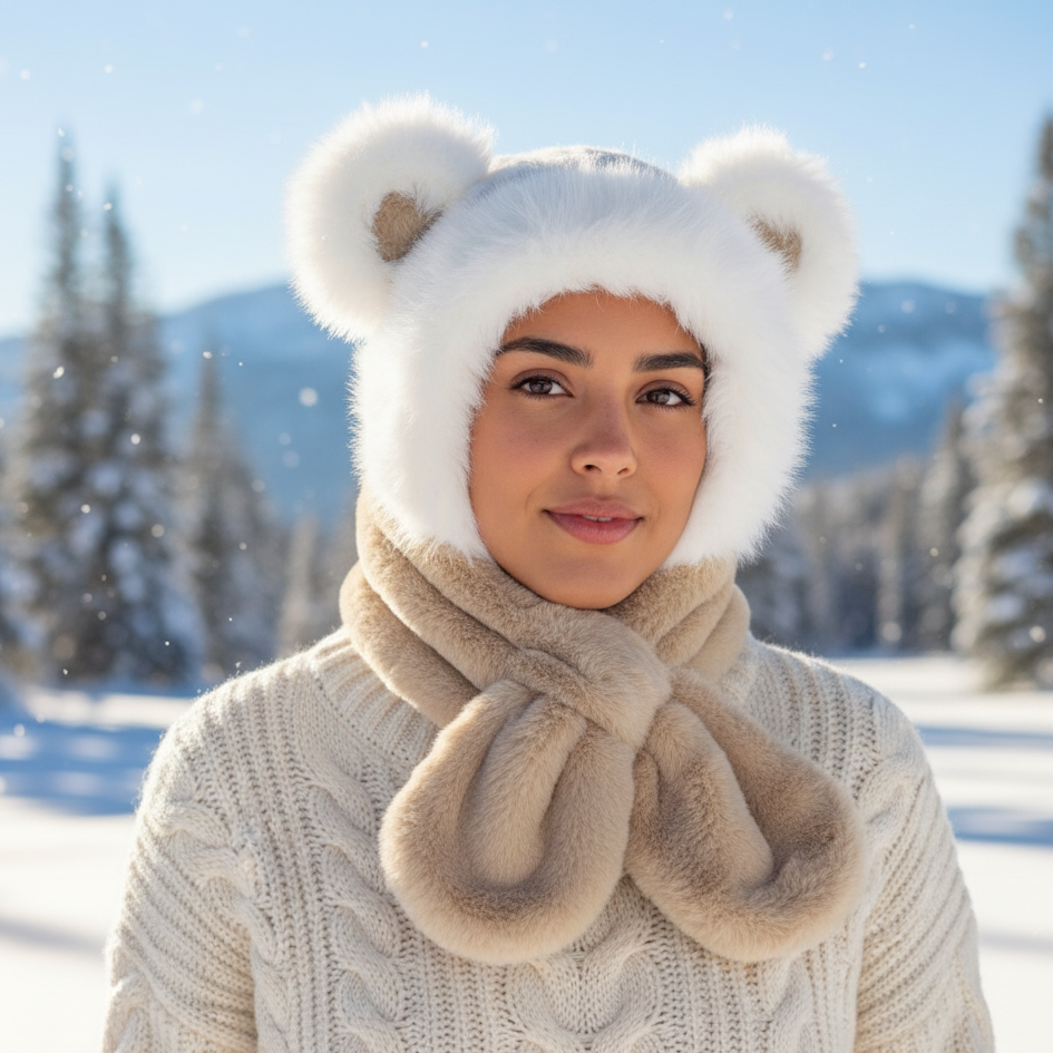 Soft Plush Hat (Panda)