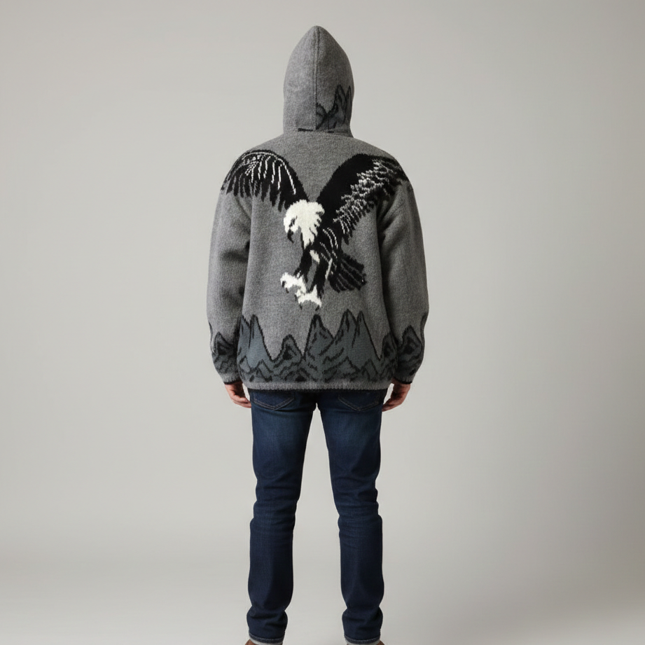Eagle Unisex Alpaca Sweater