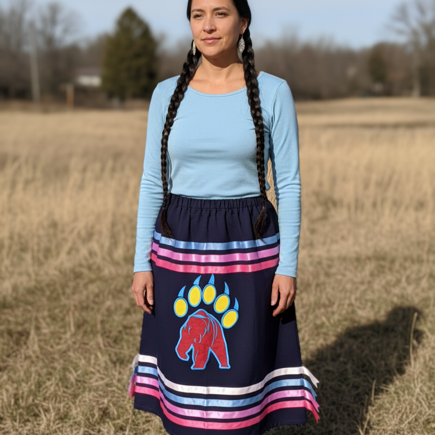 OLDTRIBES™ Trail of the Bear Ribbon Skirt