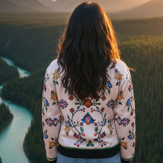 Snow Petal Kids Bomber