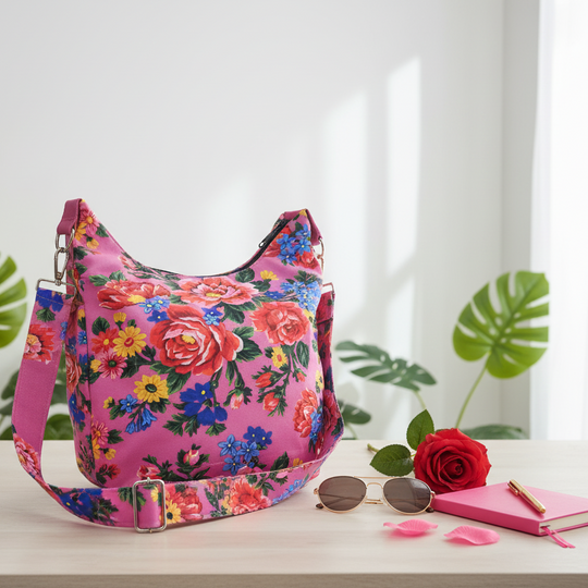 Pink Kookum Crossbody Bag