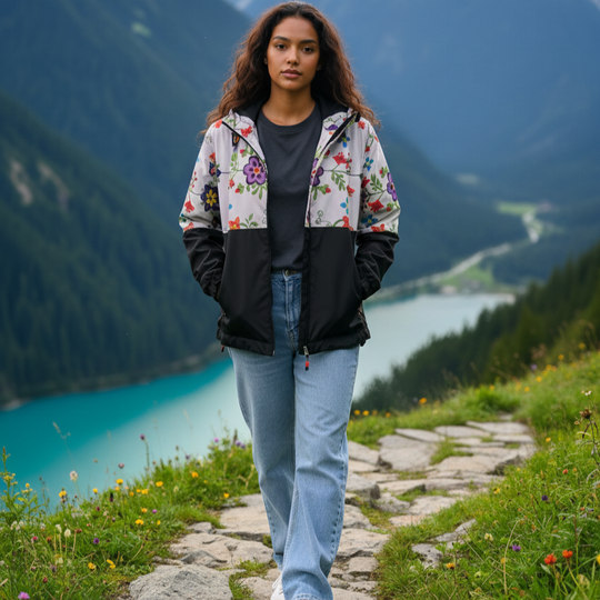 OLDTRIBES™ Creamflower Windbreaker