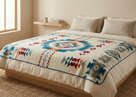 CIELO DUAL — ALTURA ’26 Reversible Artisan Throw